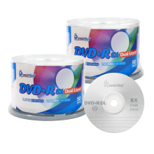 Smart Buy Logo 100 kusov DVD Plus R DVD+R DL 8,5 GB 8X dvojvrstvov    pr   zdny d   tov    z   znam 100 diskov vrecko