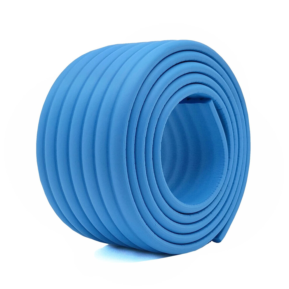 M2cbridge Multifunctional Edge And Corner Guard Coverage Baby Safety Bumper Diy 6.5 Ft (Blue)