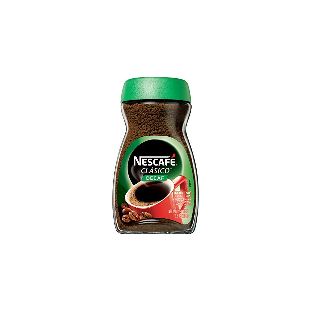 Nescafe Clasico Decaf Instant Coffee  3.5 oz