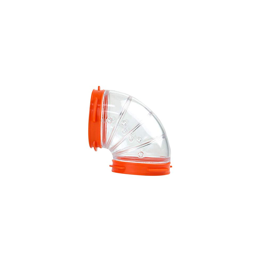 Ferplast Hamster Cage Play Tube | Curve Tunnel  3.2L x 3.2W x 2.4 Diameter - Inches