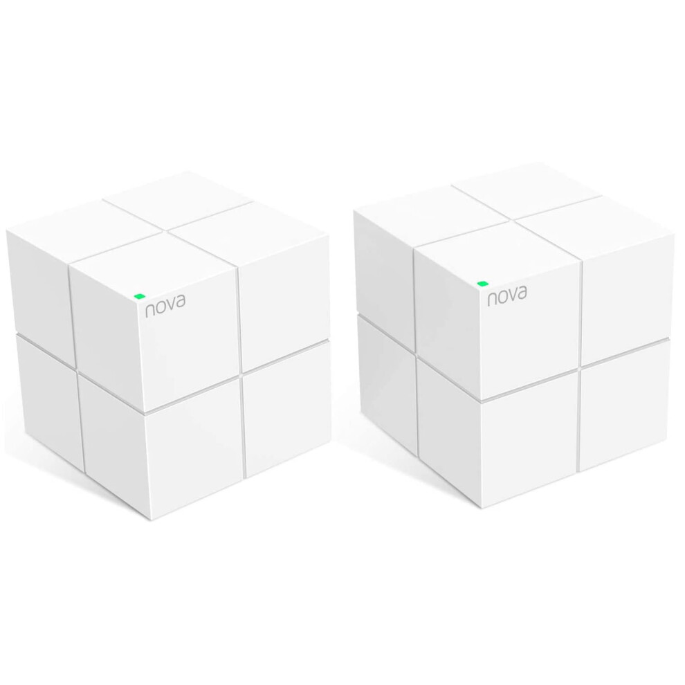Tenda Nova Mesh Wifi System Mw6 - Covers Up To 4000 Sqft - Ac1200 Whole Home Wifi Mesh System - Gigabit Dual-Band Mesh Network For 90 Devices - Replac 885397271253