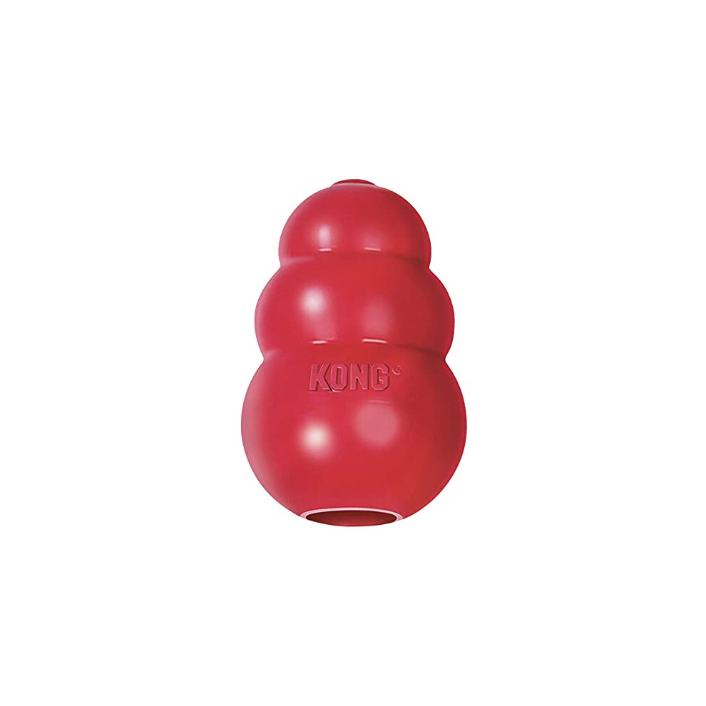 KONg - classic Dog Toy  Durable Natural Rubber- Fun to chew  chase & Fetch- for Extra Large Dogs