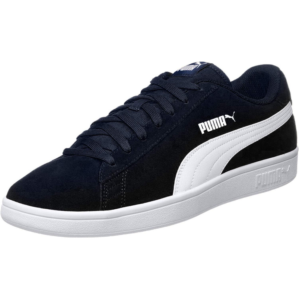 PUMA Mens^Mens Smash V2 Sneakers  PeacoatWhite  85