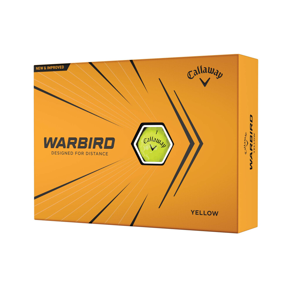 callaway golf 2021 Warbird golf Balls  Yellow