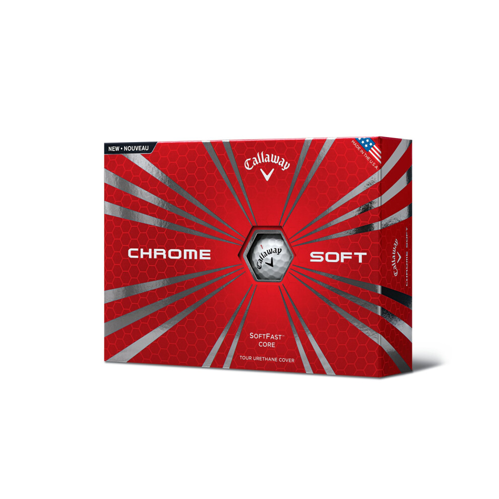 callaway chrome Soft golf Balls  Prior generation  (One Dozen)  White