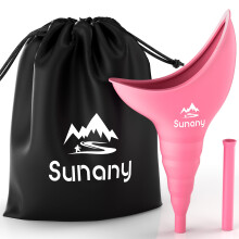 Female Urination Device Female Urinal Silicone Funnel Urine cups Portable Urinal for Women Standing Up to Pee Funnel Reusable Women Pee Funnel Outdo