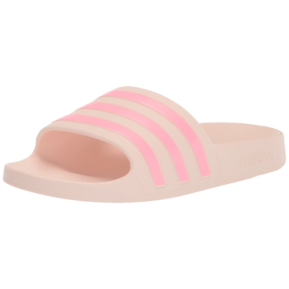 adidas Womens Adilette Aqua Slides Sandal  Wonder QuartzBeam PinkWonder Quartz  7