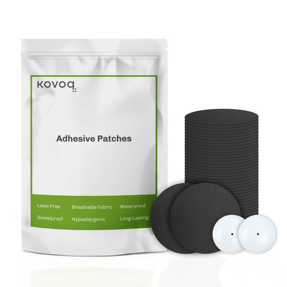 Kovoq Libre 2 Sensor Covers Waterproof- Adhesive Patches For Freestyle Libre Sensors (40Pcs) 2 Hardshell Cover Sweatproof Breathable Latex-Free And