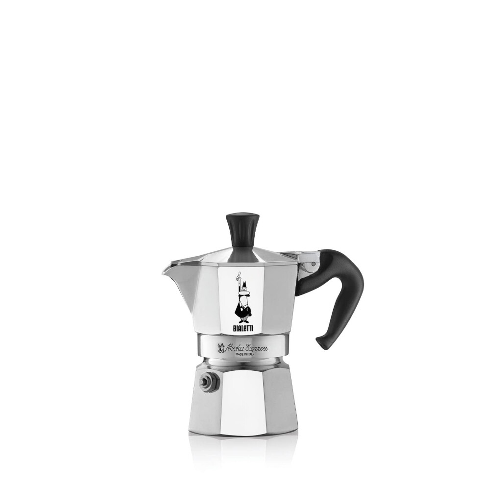 Bialetti Moka Express Export Espresso Maker 90 ml  Silver