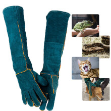 PeSandy Animal Handling gloves Bite Proof 60cM Durable Bite Resistant gloves for Bathing grooming Welding Handling DogcatBirdSnakeParrotLizardReptil