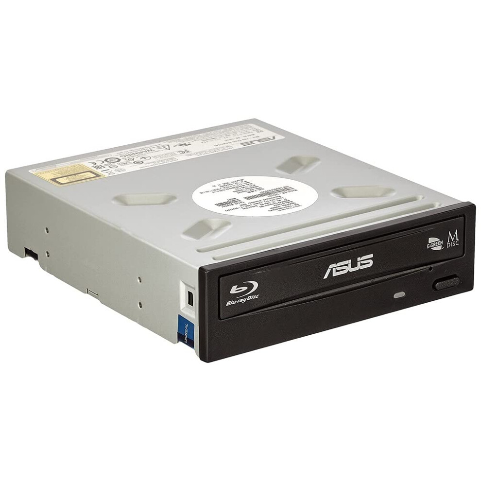 Asus BW-16D1HT Internal Blu-Ray Writer (16x BD-R (SL)  12x BD-R (DL)  16x DVD+/-R)  BDXL  SATA - Black