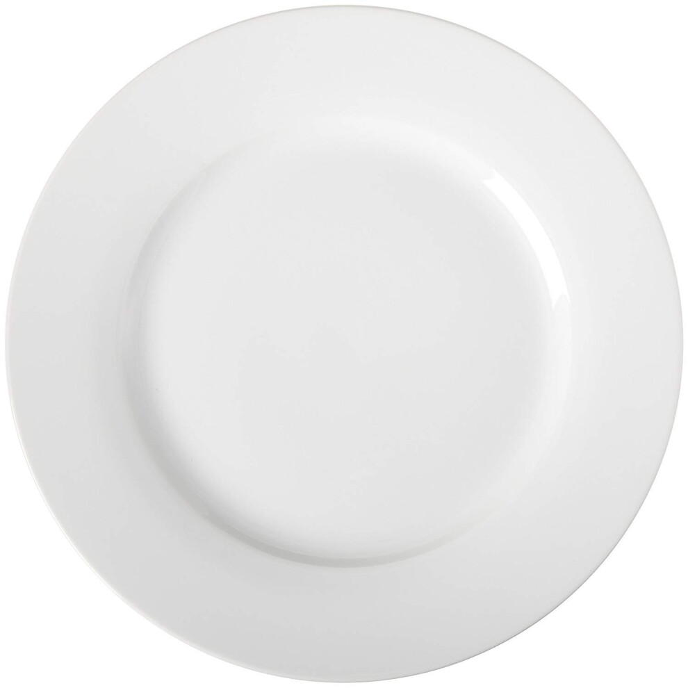 Amazon Basics 6-Piece White Dinner Plate Set  105 inches