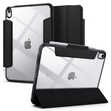 Spigen Ultra Hybrid Pro Entwickelt fr iPad 109 Zoll Hlle iPad 10. Generation Hlle (2022) mit klarer transparenter Rckseite und Stifthalter  Schw
