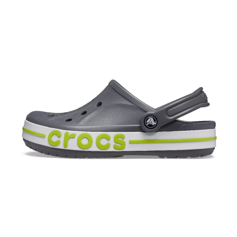 crocs Bayaband clog Slate greyLime Punch Mens 9  Womens 11 Medium