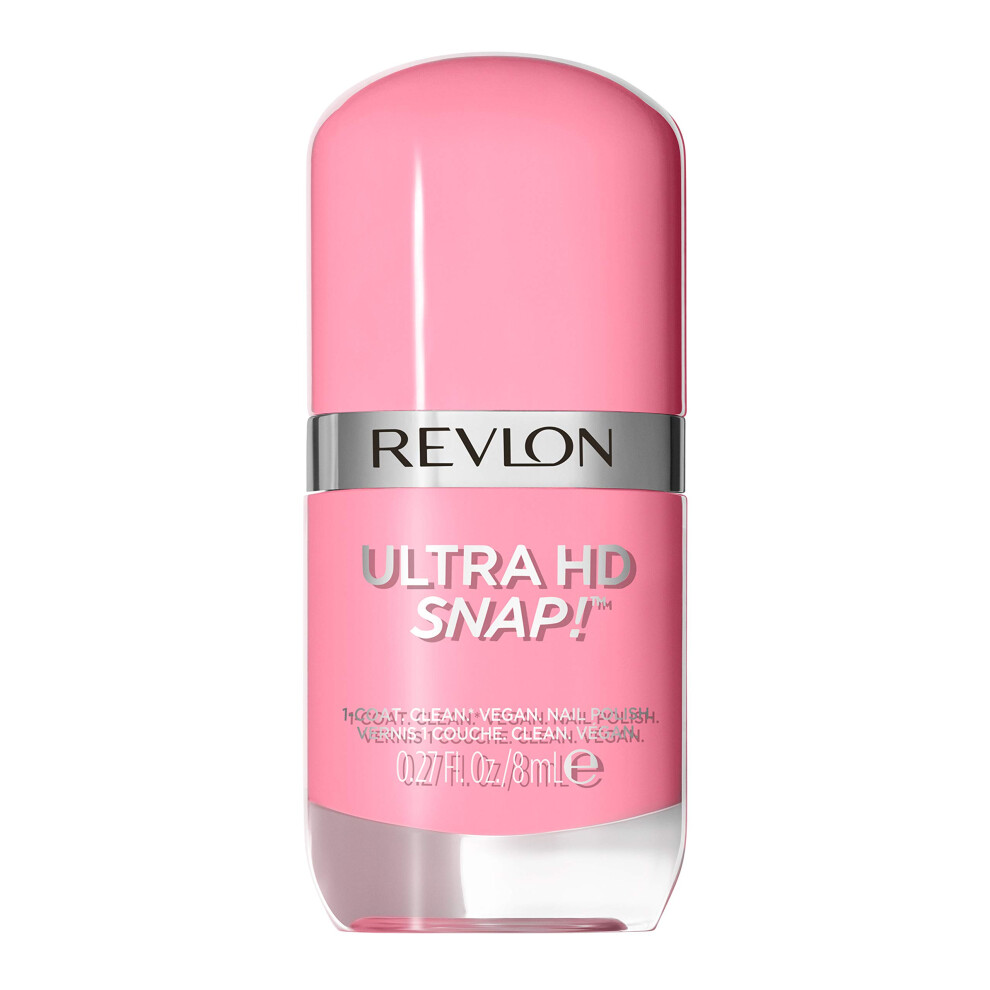 REVLON Ultra HD Snap Nail Polish  Glossy Nail Color  100% Vegan Formula  No Base and Top Coat Needed  008 Damsel in a Dress  0.27 fl. Oz.