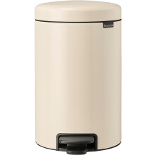 BRABANTIA Poubelle a Pedale NewIcon 12 L - Beige Chiaro
