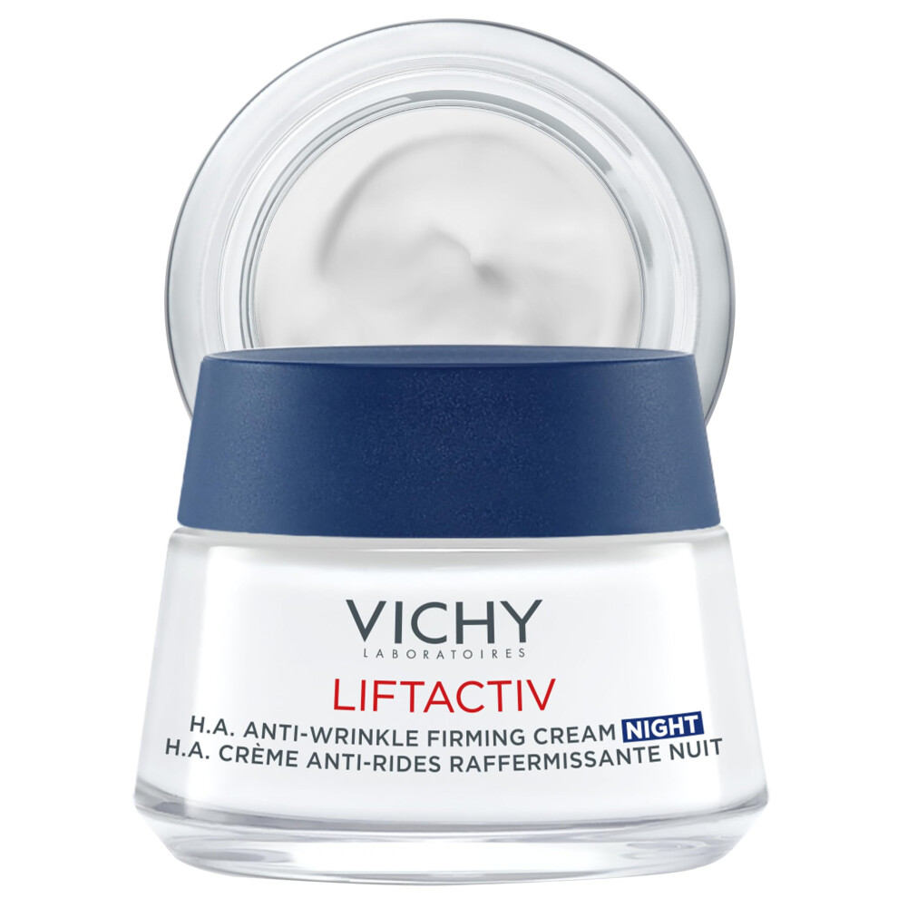 Vichy LiftActiv Supreme Night cream  Anti Aging Face cream with Vitamin c & Rhamnose to Firm & Brighten  Suitable for Sensitive Skin