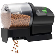 Ycozy Automatic Fish Feeder for Aquarium Auto Food Dispenser with Timer for Small Tank Aquariums - BatteryPlug-in Powered Feeders for goldfishKoiTurt