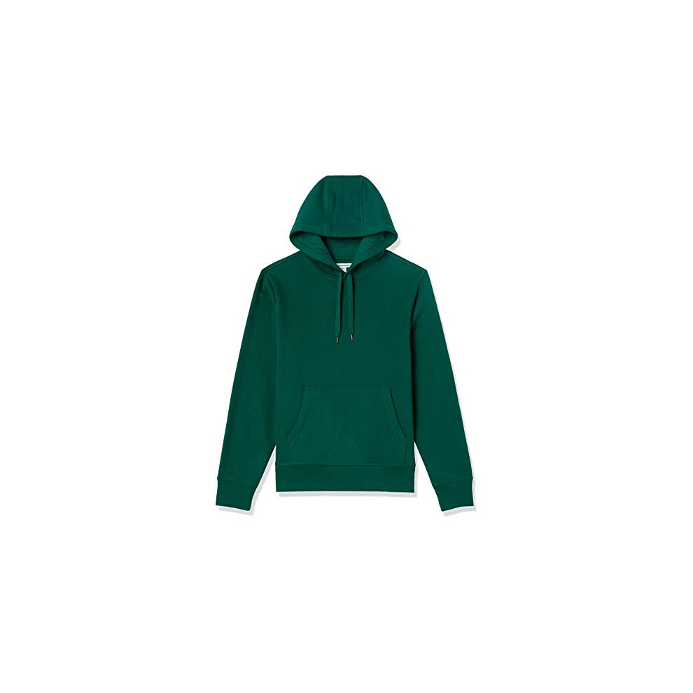 Amazon Essentials Men's Hooded Fleece Sweatshirt (Available in Big & Tall)  Forest Green  Medium