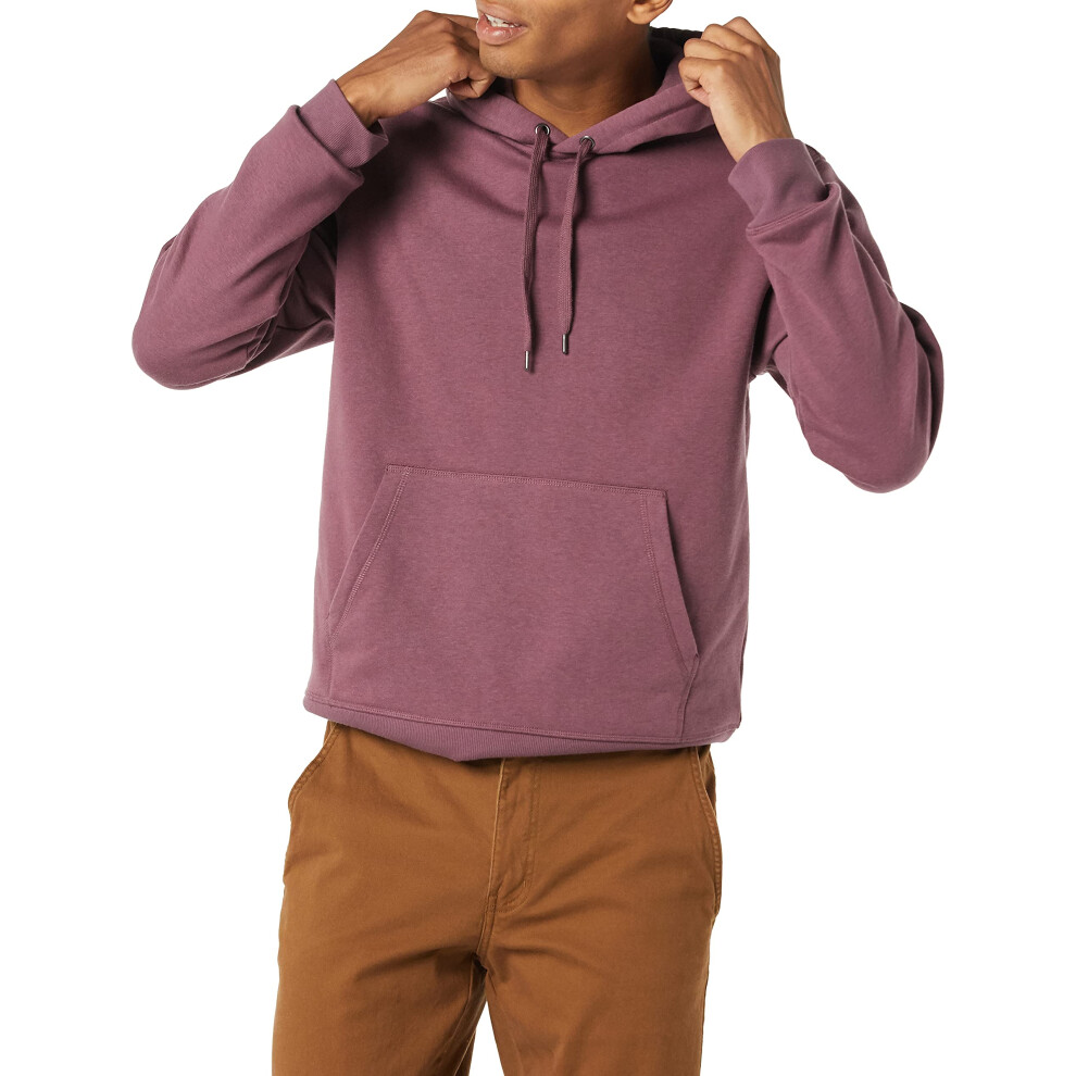 Amazon Essentials Men's Hooded Fleece Sweatshirt (Available in Big & Tall)  Purple  XX-Large