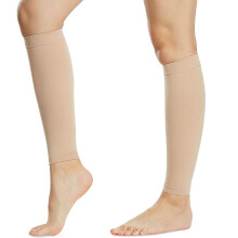 Beister 1 Pair Compression Calf Sleeves (20-30mmHg) Perfect Calf Compression Socks for Running Shin Splint Medical Calf Pain Relief Air Travel N