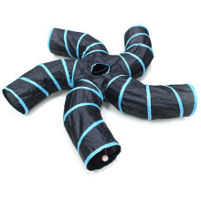 Bemodst Cat Tunnel for Indoor Cats 2 Way/3 Way/4 Way/5 Way Cat Tubes and Tunnels Collapsible S-Shape Small Animal Tubes Kitty Tunnels Interactive Maz