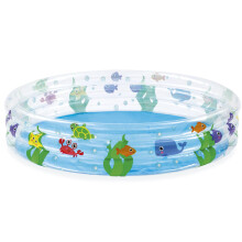 Bestway BW51004-21 BW51004-20 Inflatable Play Pool Deep Dive 3-Ring sea Theme for Kids