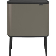 Bo Touch Bin - BRABANTIA - 2 secchi interni - 11 + 23 L - Platinum