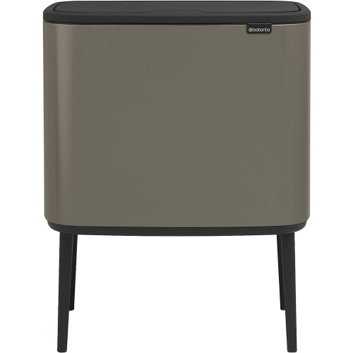 Brabantia Bo Touch Bin - BRABANTIA - 2 secchi interni - 11 + 23 L - Platinum
