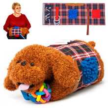 Fidget Muff and Blanket for Elderly Fidget Blanket for Dementia Dementia Products for Elderly Gift and Activities for Seniors with Alzheimers or De