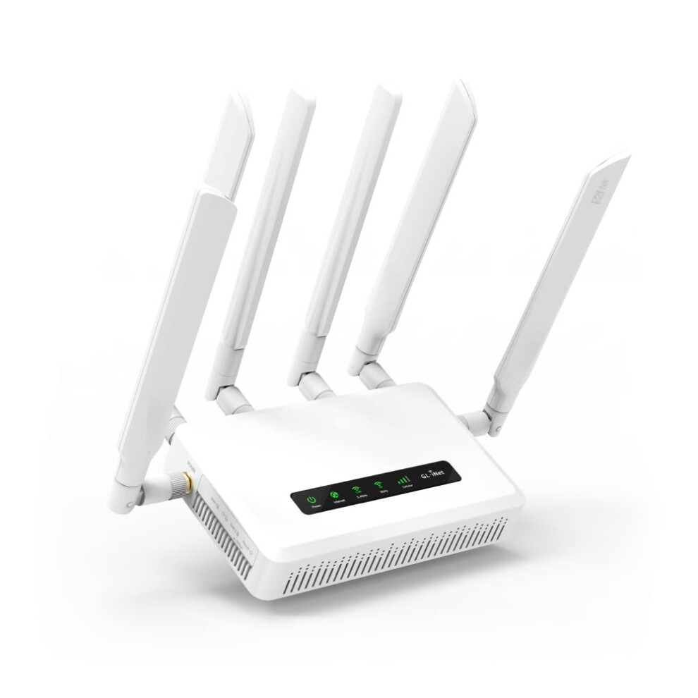 Photos - Wi-Fi Adapter GL.iNet GL-X3000 5G NR AX3000 Cellular Gateway Router Wi-Fi 6 Multi-WAN & Detachable Antennas Dual-SIM OpenVPN & (Spitz AX)