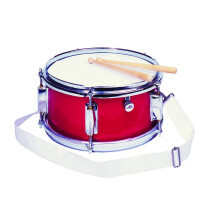 Giocattolo musicale - GOKI - Tamburo - Ø28 x H14 cm - Rosso - Con manopola - Da 3 anni