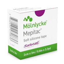 Mepitac 298300 Soft Silicone Tape 2 cm x 3 /0.8 in x 3.3 yd