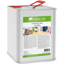 Nordicare Linseed Oil for Wood - 100% Pure & Natural Linseed Oil for Entire Indoor Area - Food-Safe Raw Linseed Oil for Wood Furniture - Underlines th