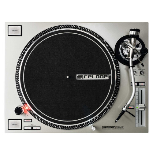 Reloop RP 7000 MK2 Prata Mesa de DJ com acionamento direto