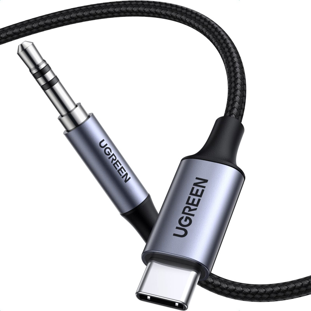 Ugreen Usb C To 3.5Mm Audio Adapter Hi-Fi Stereo Type C To Aux Headphone Male Cord Car Auxiliary Cable Compatible With Iphone 15 Pro Max/15 Pro/15 Plu 6957303892624