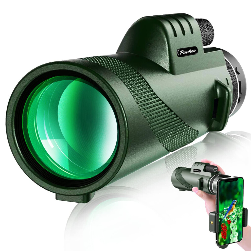 40X60 Monocular Telescope With Smartphone Holder & Tripod 2023 Power Prism Compact Monoculars For Adults Kids Hd Monocular Scope For Bird Watching H 650226848070
