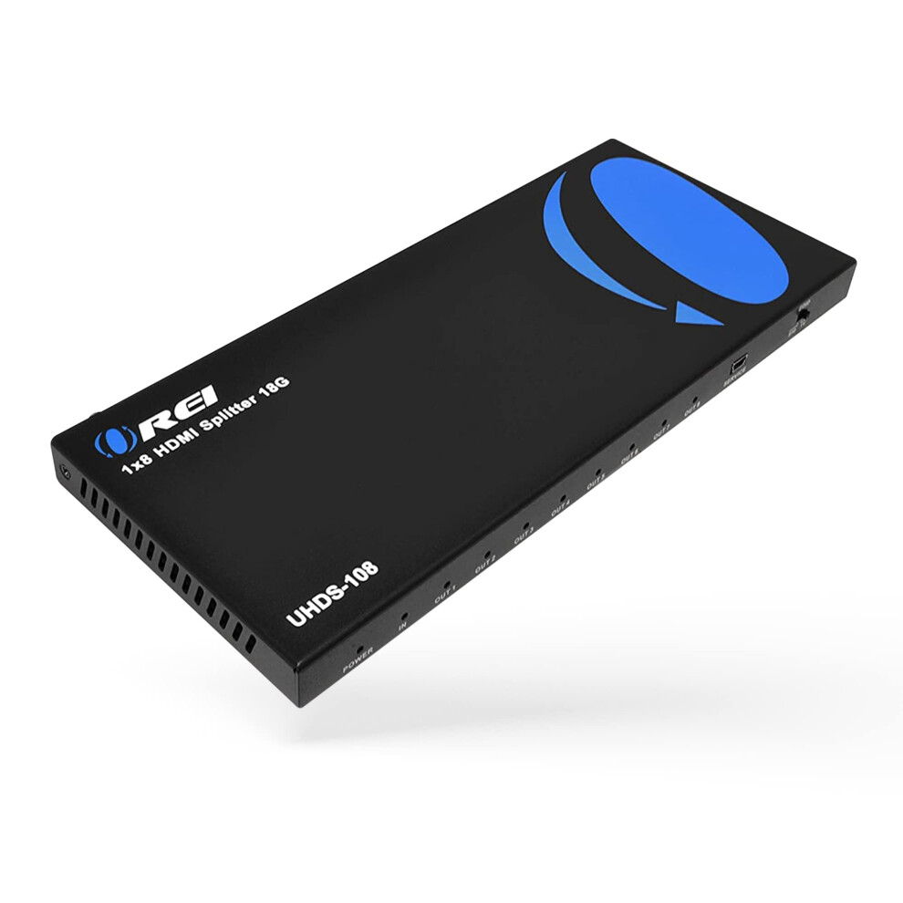Photos - Cable (video, audio, USB) OREI 4K 1 in 8 Out HDMI Splitter 4:4:4 8-bit - HDMI 2.0 HDCP 2.2 18 Gbps 4K @ 60Hz HDMI Duplicator/Distributor UltaHD High R