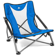 Cascade Mountain Tech Laagprofiel Royal Blue Campingstoel, Één Maat