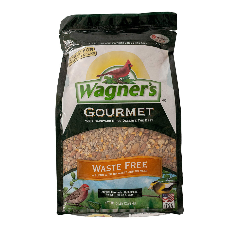 Wagner's 82056 Gourmet Waste Free Wild Bird Food  5-Pound Bag