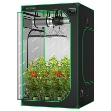 VIVOSUN S558 5x5 Grow Tent 60""x60""x80"" High Reflective Mylar with Observation Window and Floor Tray for Hydroponics Indoor Plant for VSF6450