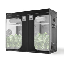 AC Infinity CLOUDLAB 894 Advance Grow Tent 96x48x80 Thickest 1 in. Poles Highest Density 2000D Diamond Mylar Canvas 8x4 for Hydroponics Indoor Grow