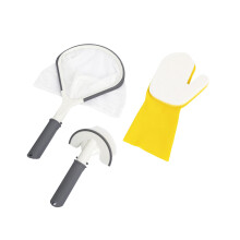 Bestway SaluSpa 3-teiliges Reinigungsset mit Bürste, Handschuh und Kescher für Whirlpool