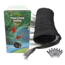 POYEE Pond Netting for Leaves - 15x20 Ft Pool Leaf Cover Net with Small Fine Mesh - Protecting Koi Fish from Birds Cats - Stakes Included.