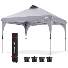 ABCCANOPY Outdoor Pop up Canopy Tent 10x10 Camping Sun Shelter-Series Gray