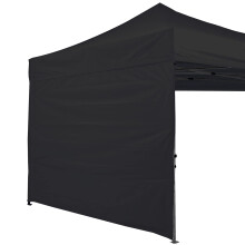 ABCCANOPY Instant Canopy SunWall 10x10 FT 1 Pack Sidewall Only Black