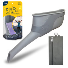 Lewis N. Clark EllaPee Female Urination Device, Reusable + Portable Bathroom, Female Urinal for Hiking, Outdoor, and Camping Essentials, Made with Med