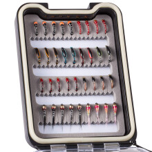 BASSDASH Fly Fishing Flies Kit Fly Assortment Trout Bass Fishing with Fly Box