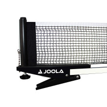 JOOLA Premium Inside Table Tennis Net and Post Set - Portable and Easy Setup 72"" Regulation Size Ping Pong Spring Clamp Net Black