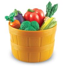 Learning Resources New Sprouts Bushel of Veggies - 10 Pieces Ages 18+ months Play Food for Toddlers Pretend Play Toys for Toddlers Veggies for Kids
